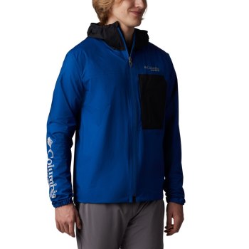 Columbia Muške Jakne - Rogue Runner Wind Plave Crne | UEQC-42036